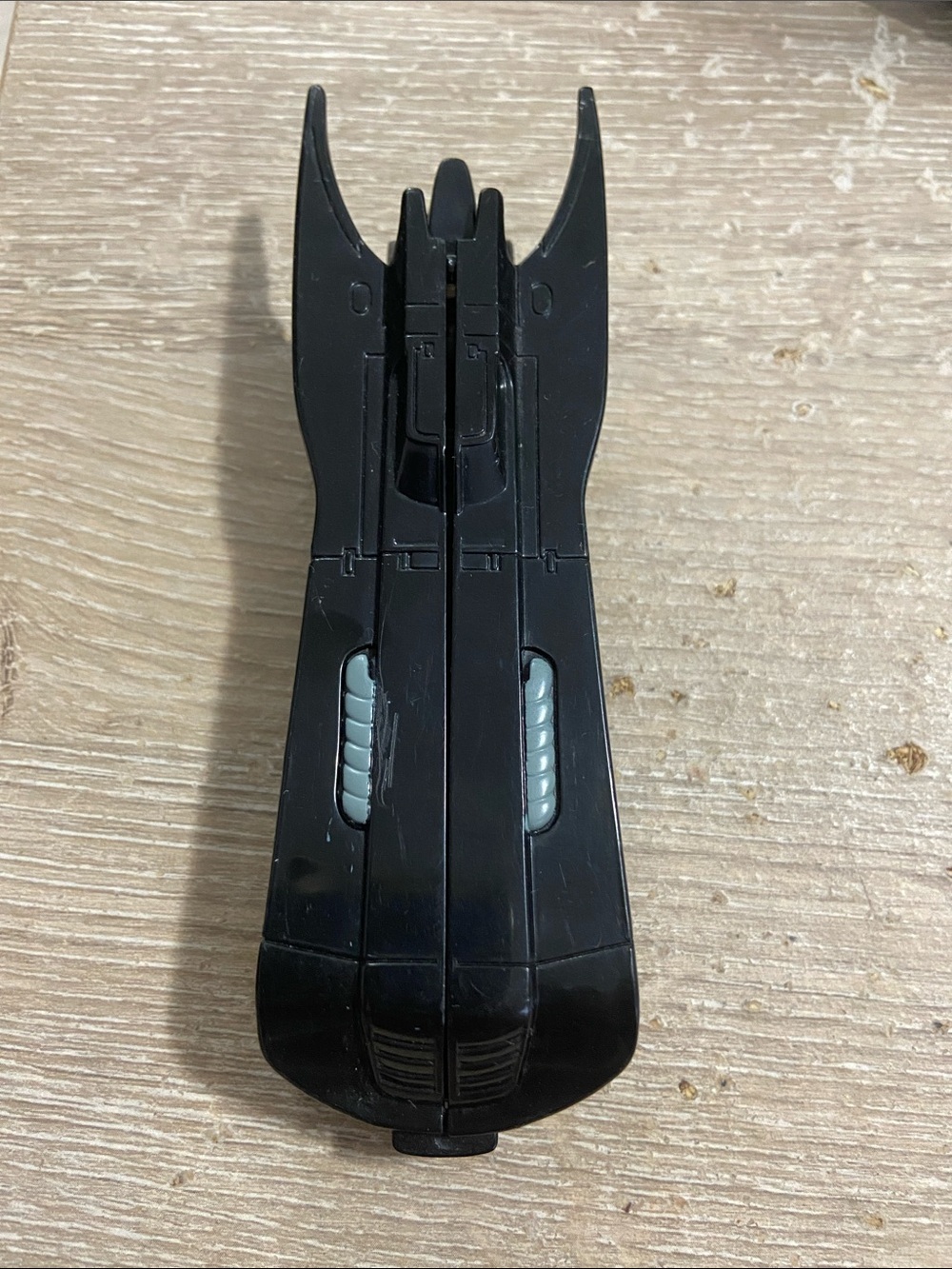 VINTAGE 1997 DC TRANSFORMING REV ACTION 5" BATMOBILE WITH BATMAN FIGURE